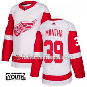Lasten NHL Detroit Red Wings Pelipaita Anthony Mantha 39 Adidas 2017-2018 Valkoinen Authentic